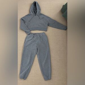 Gray Wild Fae Sweatshirt & Sweatpants